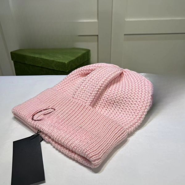 

Designer Beanies Women Beanie Winter Thermal Knitted Hat Outdoor Recreation Caps Fashion Brand Bonnet High Quality Plaid Hat Luxury Warm Men Brimless Cap, #14 white