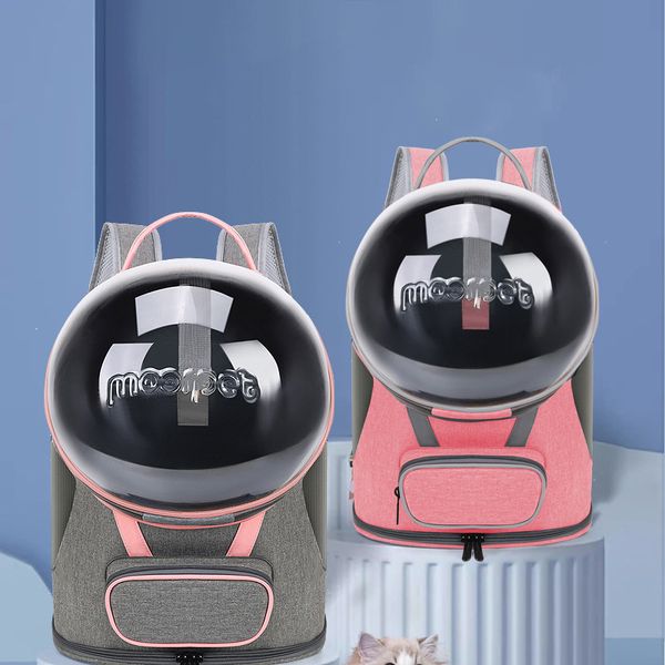 

Beni Pet Breathable Space Capsule Pet Carrier - Portable Double Shoulder Bag for Cats & Dogs, Orange