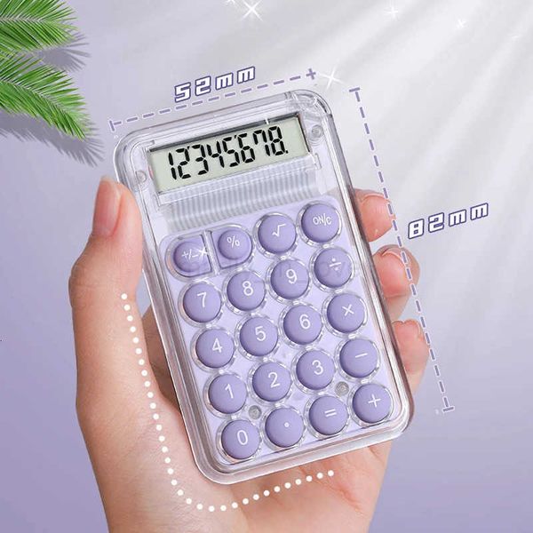 ute Silent Calculator Mini Version Learning Auxiliary Small Portable Back To School Supplies Students/Finance M250718