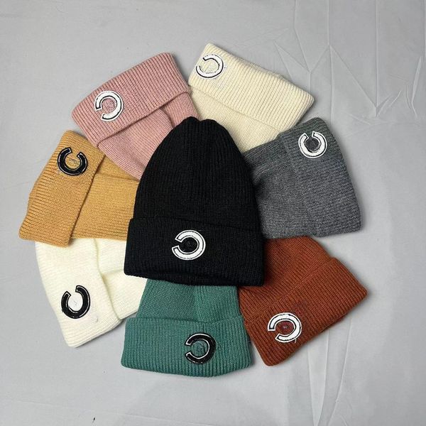 

Designer Beanie Cap Hat Knitted Designer Beanie Fro Woman Mens Hats Wool and Cashmere Hat Warm Simple and Generous High-end Atmosphere Designer Luxury Hats Cross Hats, #15 orange color