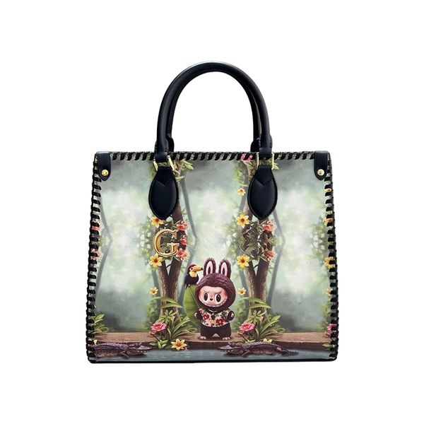 

Designer Totes Handbag Labubu Letter Fashion Bags Flap Lady Storage Bag Painting Pattern Makeup Bag Elegance Large Capacity 32*38cm, G4