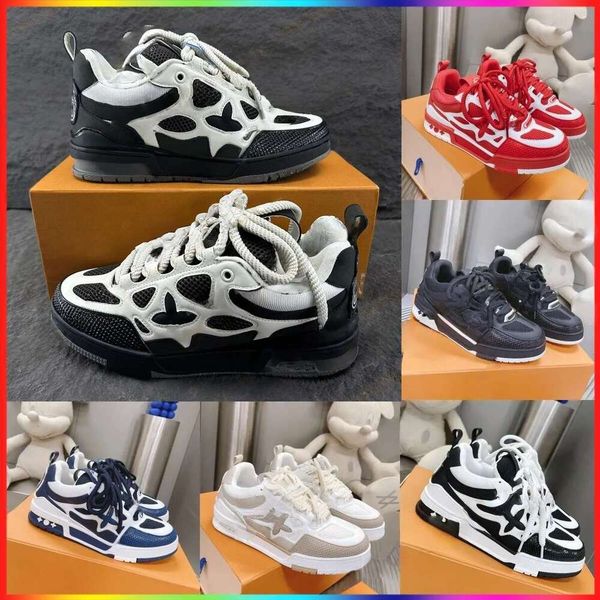 

Skate designer sneakers mens trainers sneaker casual runner shoe outdoor leather flower skates tennis women fashion men shoes size 35-45 fd top dhbest A, Option 10