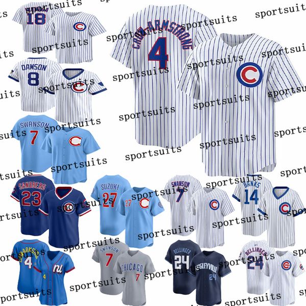 2025 Tokyo Series Cubs Jersey ChiIcago Crow-Armstrong Seiya Suzuki Dansby Swanson Ian Happ Shota Imanaga Kyle Tucker Cody Bellinger Justin Steele Baseball JerseyS