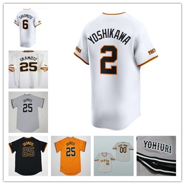 

Japan Tokyo Yomiuri Baseball Jerseys Trey Cabbage Yuta Izuguchi Naoki Yoshikawa Kazuma OKAMOTO Riku Masuda Takuya Kai Elier HERNANDEZ Gakuto WAKABAYASHI Nakayama, Men black style