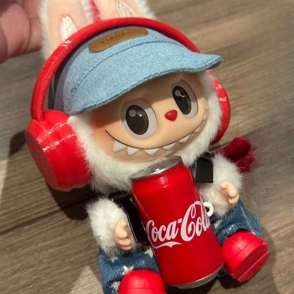 Labubu Cola Doll 17cm Surprise Special Shake Happy Factor Clothes