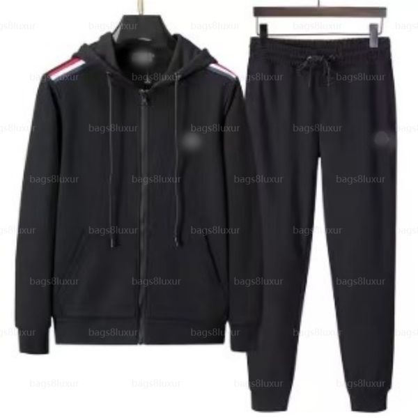 Men's Sportswear Men's Designer Jacket Two Piece Set Top Hoodies Casual Pants Outdoor Casual Large Size Men's Hoodies Set Comfortable and Breathable
