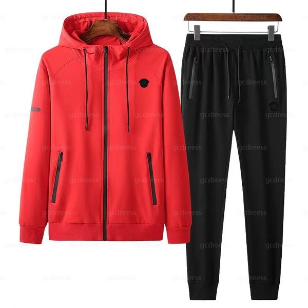 Mens Tracksuits Mens Designer hoodie Tracksuits zipper jackets and sport pants tracksuit sets woman tracksuits jogger leisure trousers track suits winter jacket
