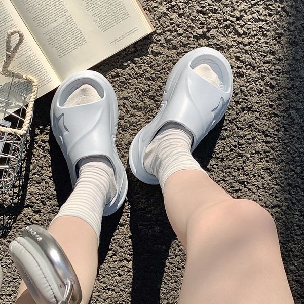 

stylish womens flat sandals for s s season featuring comfortable eva material durable design, Sky blue