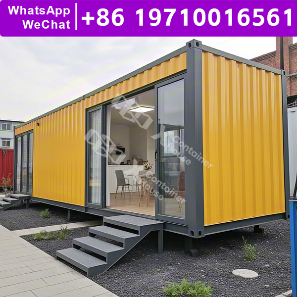 

Residential Mobile Cabin Steel Modular Tiny Home Prefab Flat Pack House Garden Dormitory Campground DIY Open Construction Urban