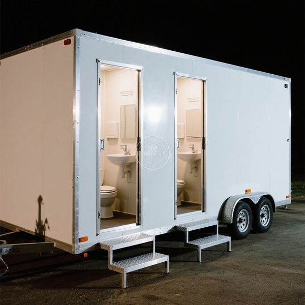 Portable Toilet Camping Mobile Trailer Wc Shower Restroom Toilets Outdoor Bathroom