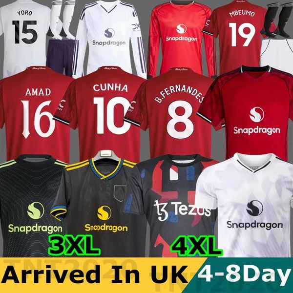 

2025 2026 AMAD 16 B. FERNANDES GARNACHO YORO CUNHA 10 HOJLUND MAINOO MOUNT football shirt Soccer Jersey Pre match Stone Roses MARTINEZ MBEUMO UNTED, 25/26 third adult+epl1