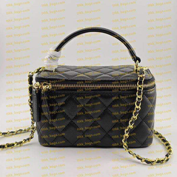 

Single Shoulder Makeup Bag Women's Fashion Chain Bag Large Capacity Solid Color Crossbody Bag Luxurious Designer Bucket Bag, Color 8
