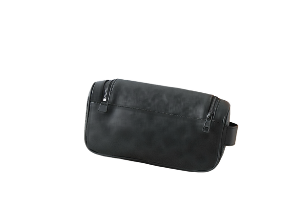 

Minimalist Chic Leather Handbag - Portable Traveler's Bag with Removable Shoulder Strap, Black