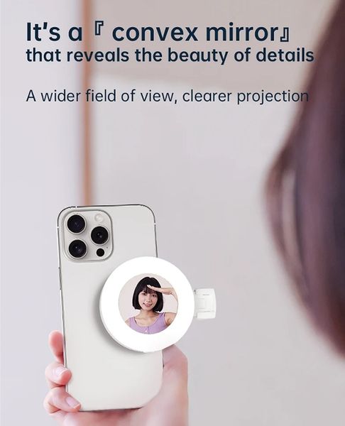 Pocket LED Selfie Light for IPhone Samsung IPad Mobile Phone Laptop Clip Ring Flash Fill Video Photo Ringlight Photography Lamp