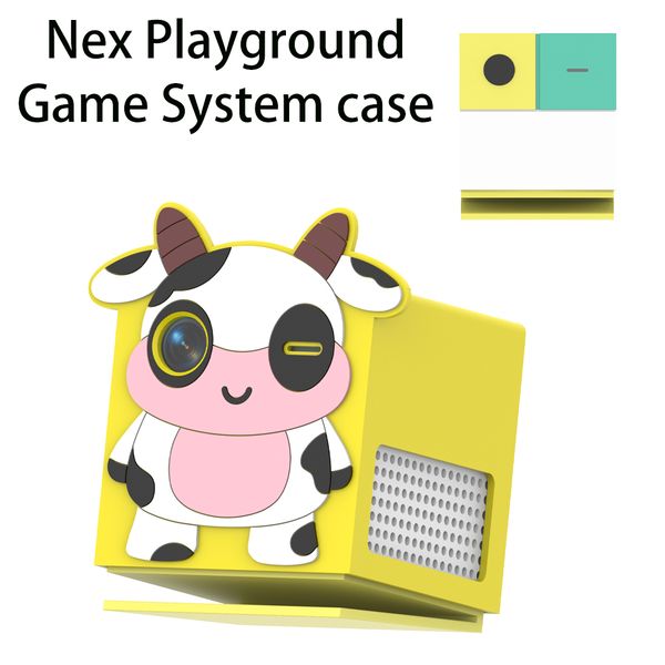 Applicable Nex Playground Game System game console silicone protective case - cute cow dust-proof cover