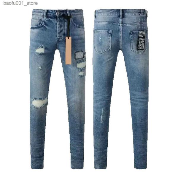 new designer ksubi jeans brand Jeans for men women pants kusbi shorts summer hole hight quality embroidery Jean denim Trousers mens TOP ksubis Q250722