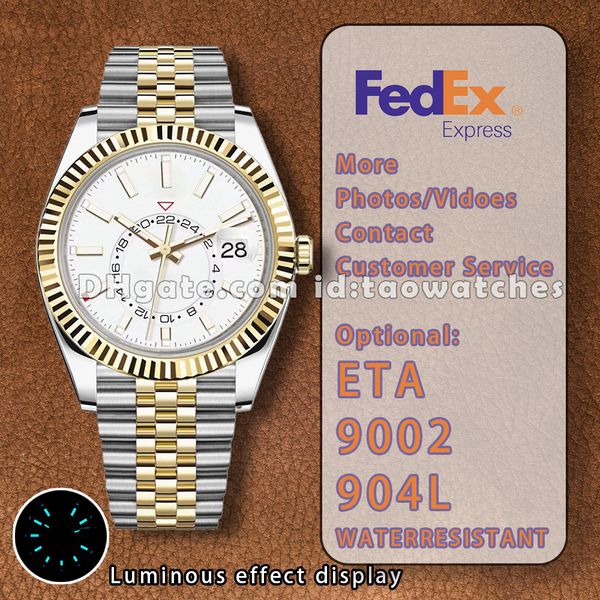 

Men's Super - quality Designer Watch: NV Factory 42MM, Cal. 9002 Mechanical Automatic 904L Stainless Steel Sapphire 10ATM Water - resistant N+ Factory Sapphire Glass, Clam style green white