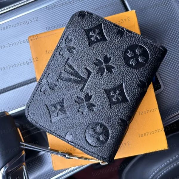 

designer wallets bag luxurys purse Card Holder Mini Wallet Bag coin purse coin pouch Keychain Ring KEY POUCH Damier leather Credit zipper purses Credit card Checbook, #5