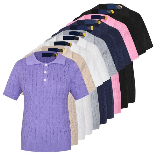 

Knit T Shirt for Women Slim Fit Short Sleeve Knitwear Top Asian Size Daily Fashion Wear Elegant Soft Fabric Lightweight Spring Style, Beige