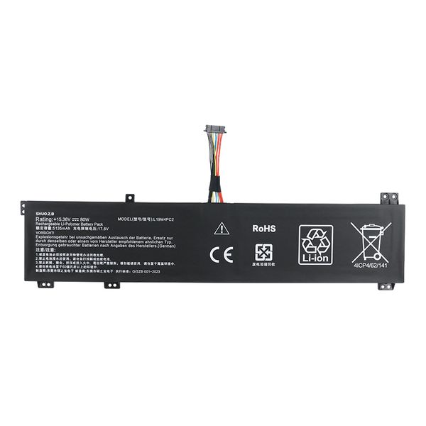80W Genuine L19M4PC L19C4PC22 Battery Replacement For Legion 5i-17 7-15IMH05 7i-15IMH laptop battery