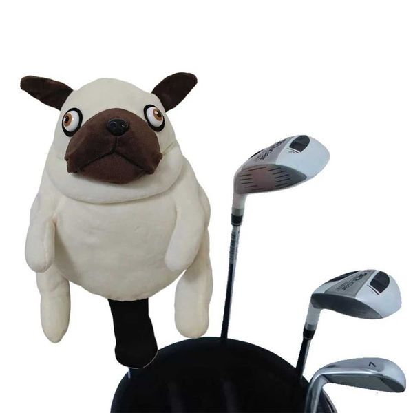 Big Eyes Dog Design Shar Pei Club Cover - Adorab 3D Plush Driver/Iron Cover for Men Women - Funny Gift XJ250724