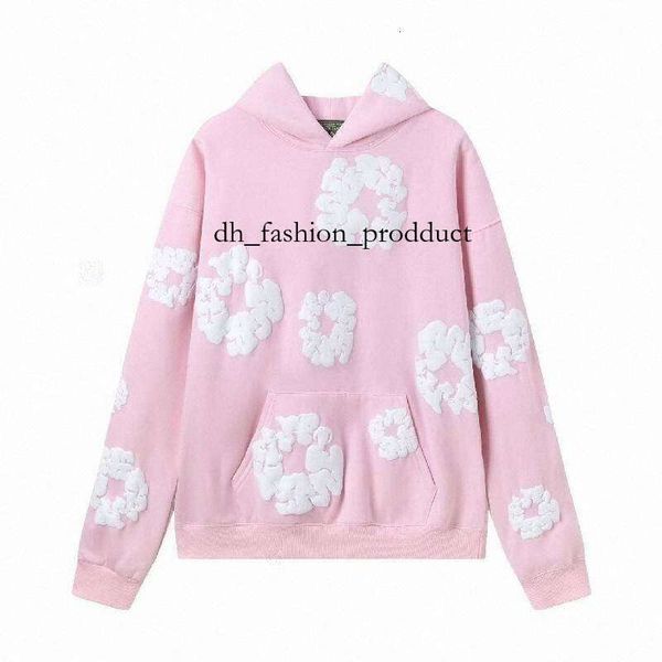 

Denim short Hoodie Mens Pullover Designer Kapok Style jacket jeans Sweatshirt Cotton Wreath Hoodie Streetwear Tracksuit Tech Fleece Womens Sportswear 7 625, Beige