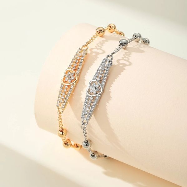 

Exquisite Womens Wrist Ornament with Sparkling Rondelle Zircons