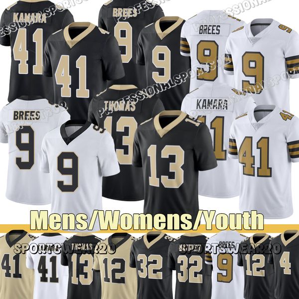 NewOrleans city Saint jersey #41 Alvin Kamara Chris Olave Derek Carr Rashid Shaheed Tyrann Mathieu Taysom Hill Spencer Rattler Football Jerseys
