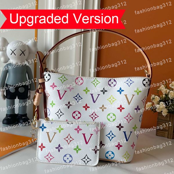 

Designer bags luxury bags high-quality genuine leather shoulder bags classic printed crossbody bags women's handbags single-shoulder bags tricolor bucket bags, #2