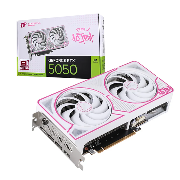 Colorful iGame GeForce RTX 5050 Ultra W DUO OC 8GB GDDR6 128 BIT Graphics Card
