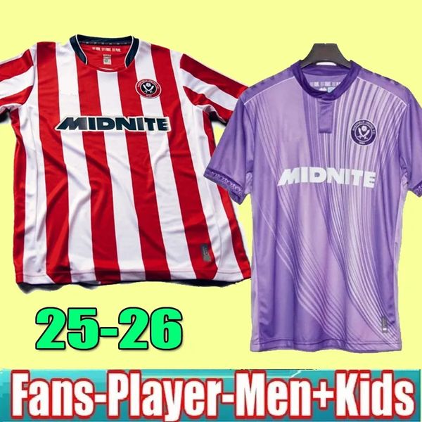 

Size S-4XL Sheffields 25 26 Soccer Jerseys Third home away 2025 BREWSTER MOORE Uniteds Football Shirt Uniforms Men Kids Kits001, 3rd+patch