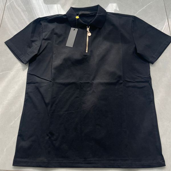 

Mens T Shirt Designer Cotton Fabric Classic Plaid Stripe with Floral Detail Asian Size Premium Soft Fit Elegant Look Luxury Fashion High-end menswear Lapel T-shirt B1, Gold