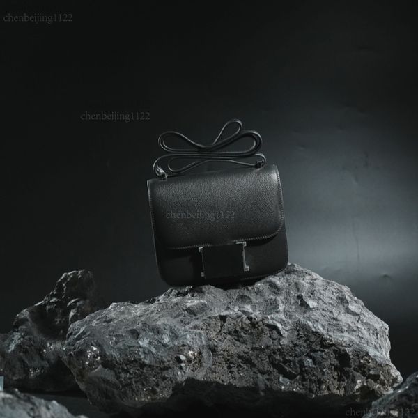 

99A This high-quality handbag is meticulously crafted by top designers. It is made of imported EPSOM patterned leather and features A-grade pure copper hardware., One