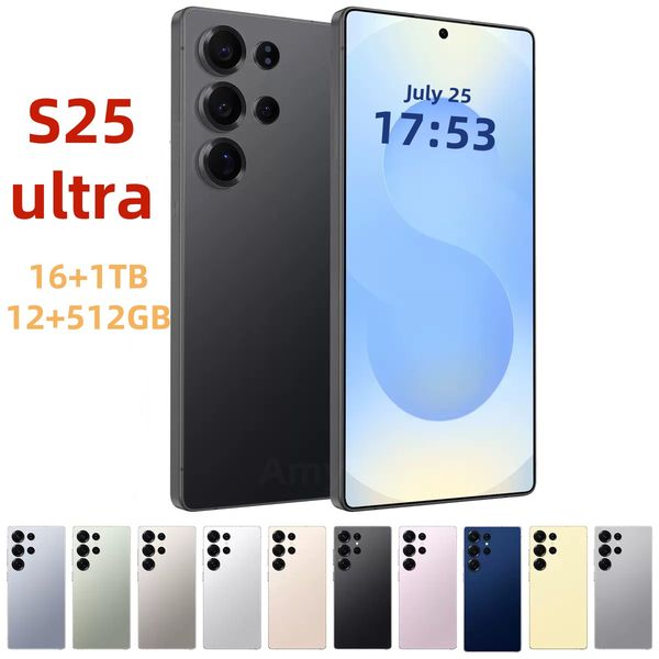 High-End S25 16GB+1TB Model - Premium Android Telephone with Large 6.9in HD Touchscreen,S24 Ultra Smartphone Advanced Security via Face ID GPS Mobile phone