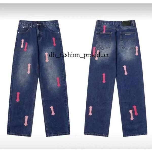 

chrome designer jeans for mens baggy jeans stacked jean shorts skinny cross jeans men high quality luxury embroidery denim slim fit jeans 210, 16#