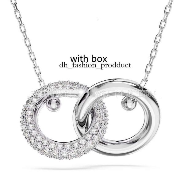 

Luxury swarovs Jewelry Designer Necklace Women's Necklace Swan Inlaid Zircon Paired with Designer Bag European and American Ins Style Shl a98