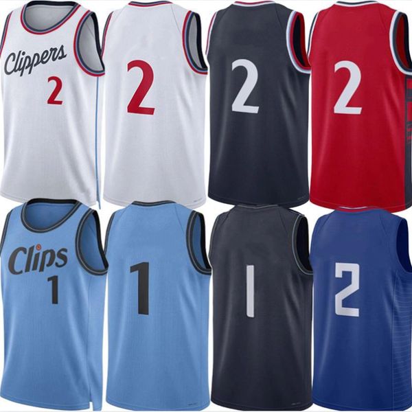 Clipper Kawh Leonard James Hardenn Basketball Jerseys Chris Paul Bradley Beal Bogdan Bogdanovic Ivica Zubac Nicolas Batum Derrick Jones Kris Dunn City Jersey