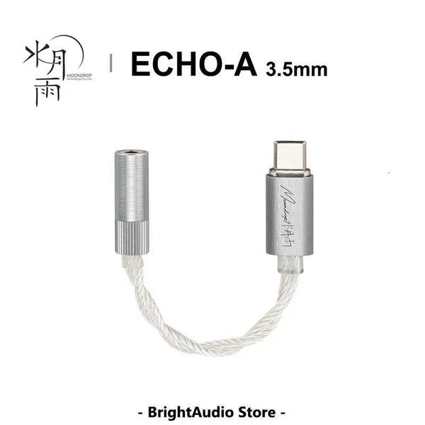 MOONDROP ECHO-A USB-C to 3.5mm High-Resolution USB DAC AMP Headphone Amplifier Portable Decoder X250726