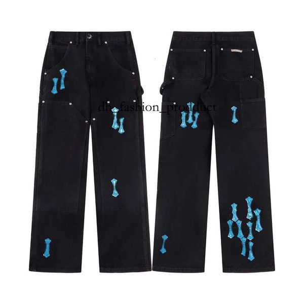 

chrome designer jeans for mens baggy jeans stacked jean shorts skinny cross jeans men high quality luxury embroidery denim slim fit jeans 593, 13#