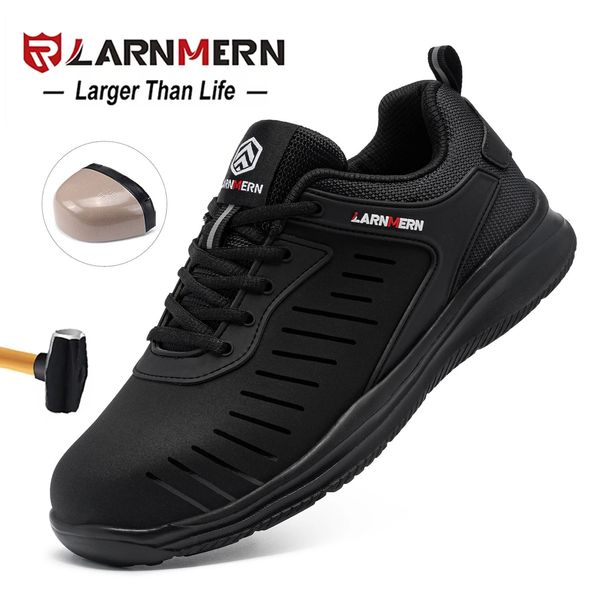LARNMERN Mens And Womens Safety Shoes Puncture Resistant Steel Toe Lightweight Work Sports 250723