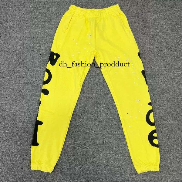 

Spider Hoodie Graffiti Set Young Thug Mens and Womens - Mans Sportswear Foam Street Vintage Pink Sweatshirts Y2k Pullovers Pants Black Hoody tracksuits brands 257, Yellow