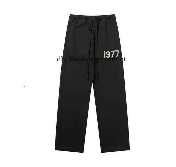 

essentialass sweatpants designer streetwear mens womens pants classic 1977 letter print loose Drawstring oversize high street Joggers hip essentai trousers 5b6, #1