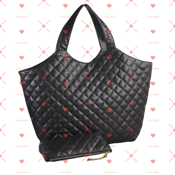 

Top Original designer bag TOTES big shoulder bag totes handbag High quality briefcase pockets crossbody purses Totes Cosmetic Bags free ship, Black