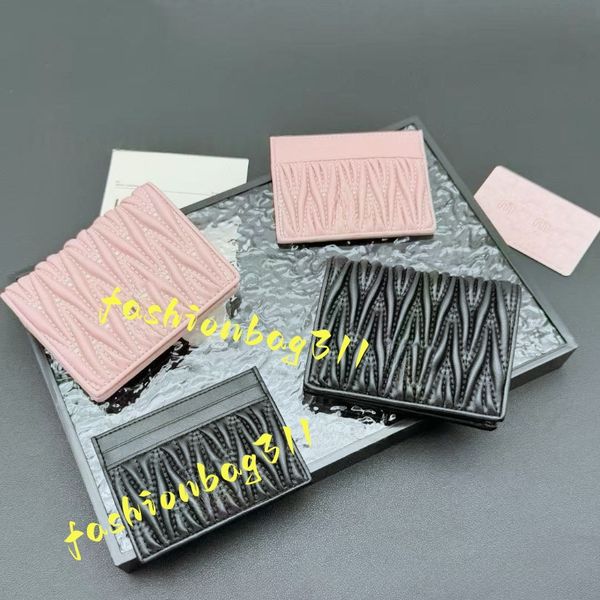 

Designer wallet Luxury wallet card holder porte carte Multi Card Coin Wallet new trendy clipgenuine leather texture Purse small coin purse for women golf wallet, Color3