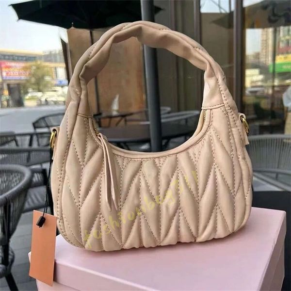 

High-quanlity Designer bags Luxury Bags Shoulder bag Half moon bag Women's Dumpg Tramp Tote wander bag Crossbody Bag Underarm bag Casual crossbody Bag Leather bag, Color2