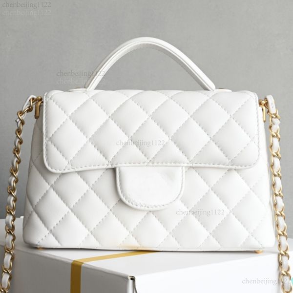 

99A Shoulder Bag with Handle, crafted by a top designer, made of imported sheepskin and featuring pure copper hardware, creates a fashionable and casual image for you., Three