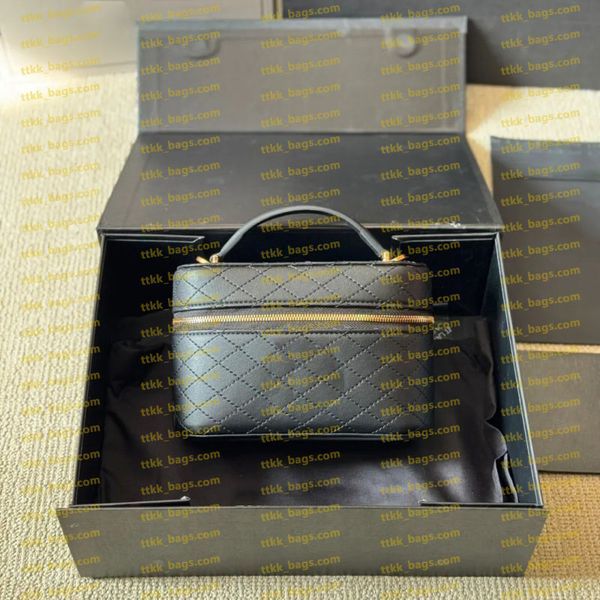 

Ladies' Fashionable Makeup Bag Designer High-End Mini Shoulder Crossbody Bag Solid Color Diamond Grid Handbag With Shoulder Strap, Color 6