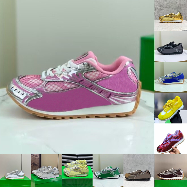 

35-47 New Pink Designer Casual shoes sneakers men women Sneakers Low Shoes platform dad shoe trainer merlot silver black top quality luxury outdoor Trainers, Color#1