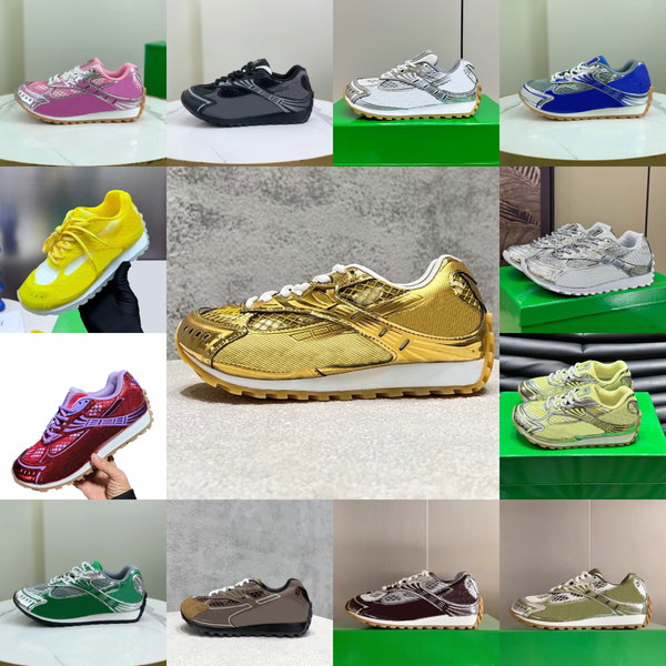 

size 35-48 New Gold Pink Designer Casual shoes sneakers men women Sneakers Low Shoes platform dad shoe trainer merlot silver black top quality luxury outdoor Trainers, White
