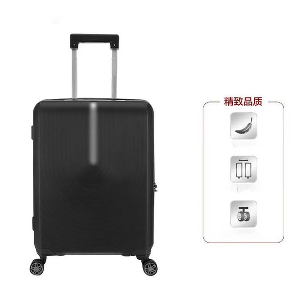 

Luggage spinner suitcase Business travel luggage business travel suitcase, Black